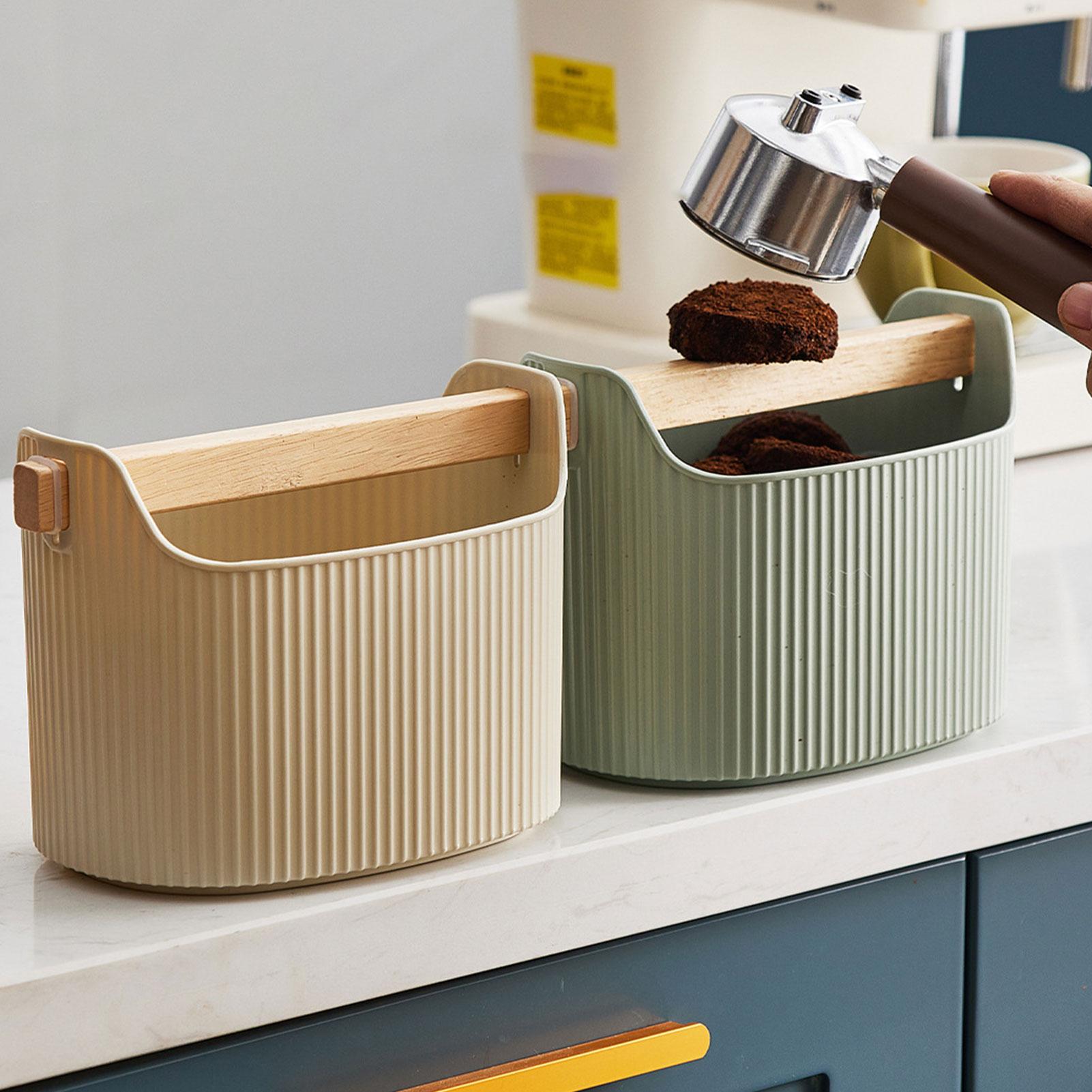 Coffee Knock Box - Espresso Dump Bin Removable Espresso Bucket