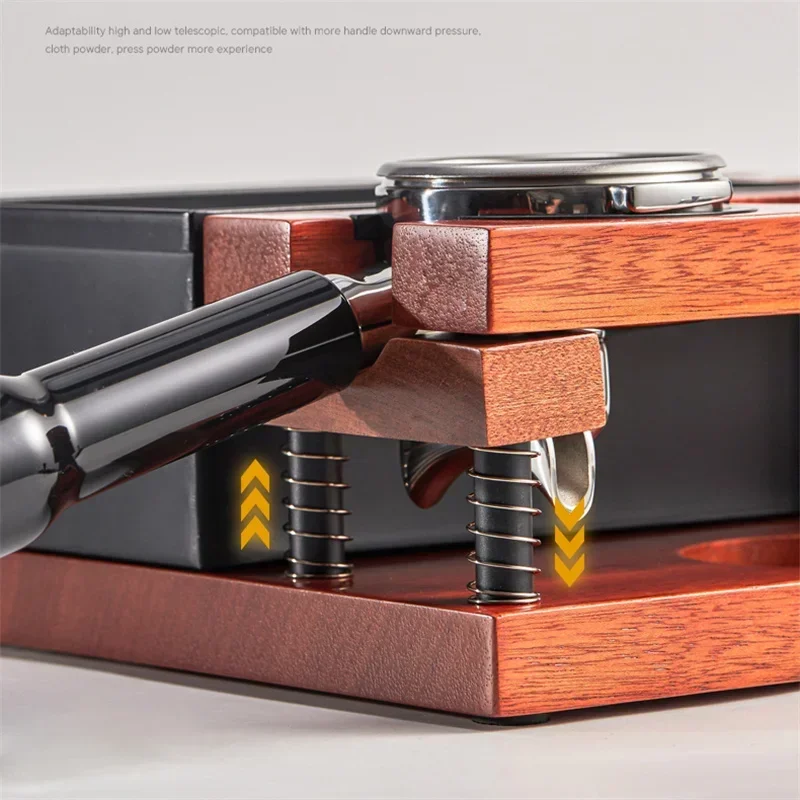 Spring Coffee Tamper Holder wi - đánh giá và giá Coffee Knock Box