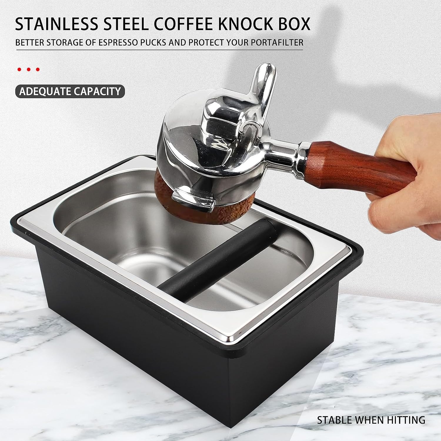 Coffee Knock Box Espresso Knoc - đánh giá và giá Coffee Knock Box