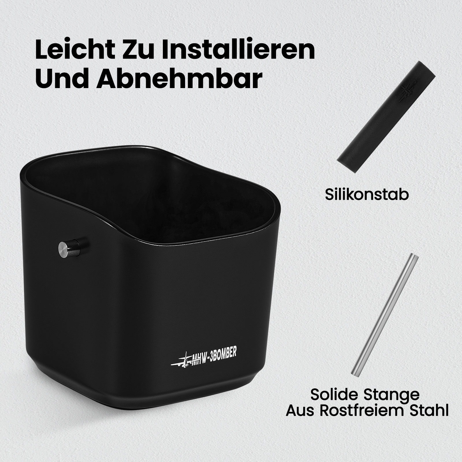 MHW-3BOMBER Knock Box 1.2L Cof - đánh giá và giá Coffee Knock Box