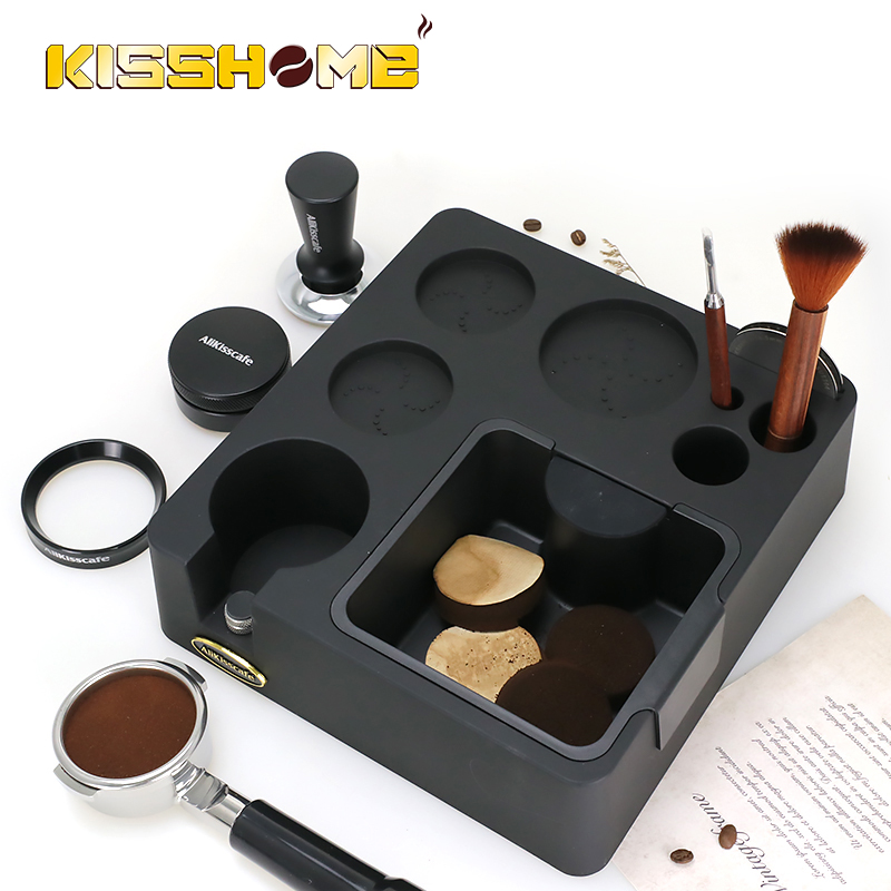 Espresso Tamping Station With  - đánh giá và giá Coffee Knock Box