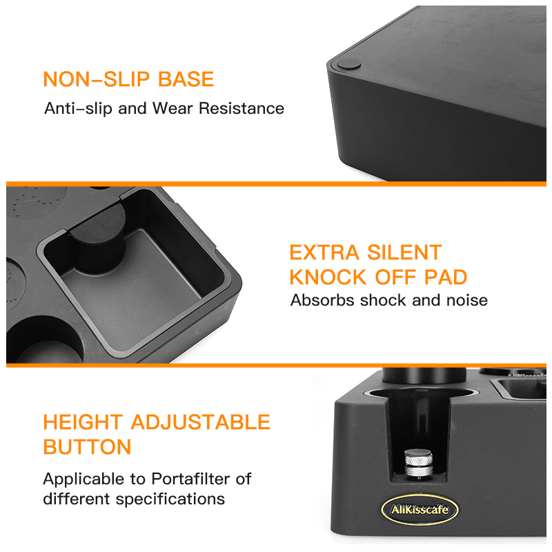 Espresso Tamping Station With  - đánh giá và giá Coffee Knock Box