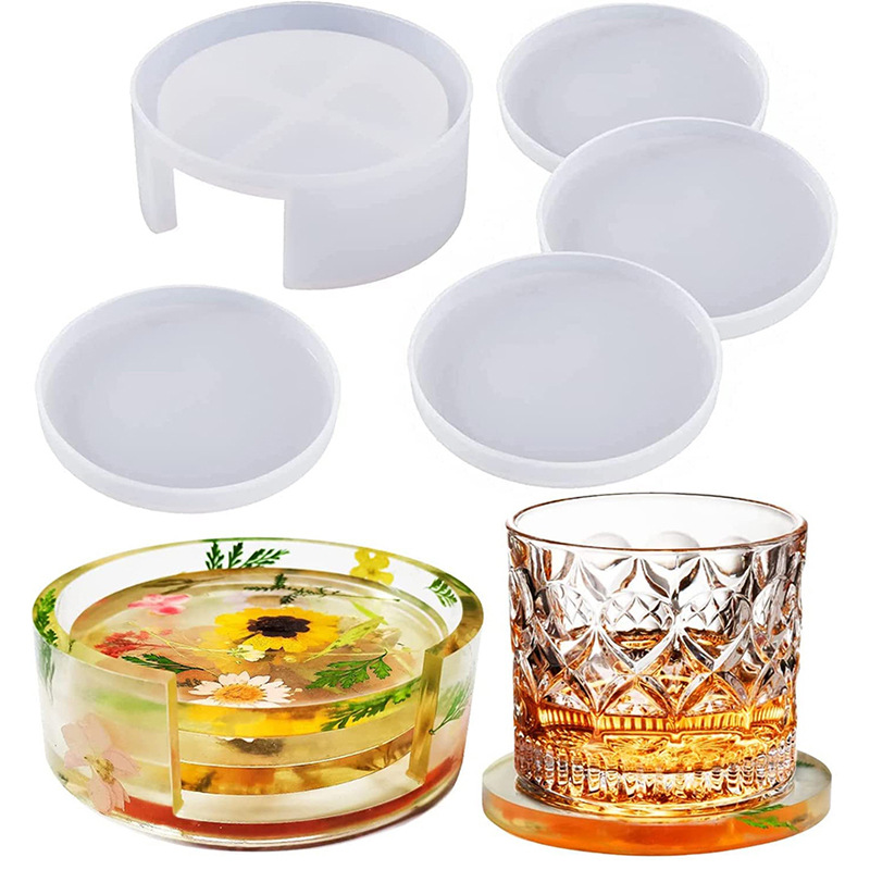 Round Square Coaster Silicone  - đánh giá và giá Coffee Equipment And Tools